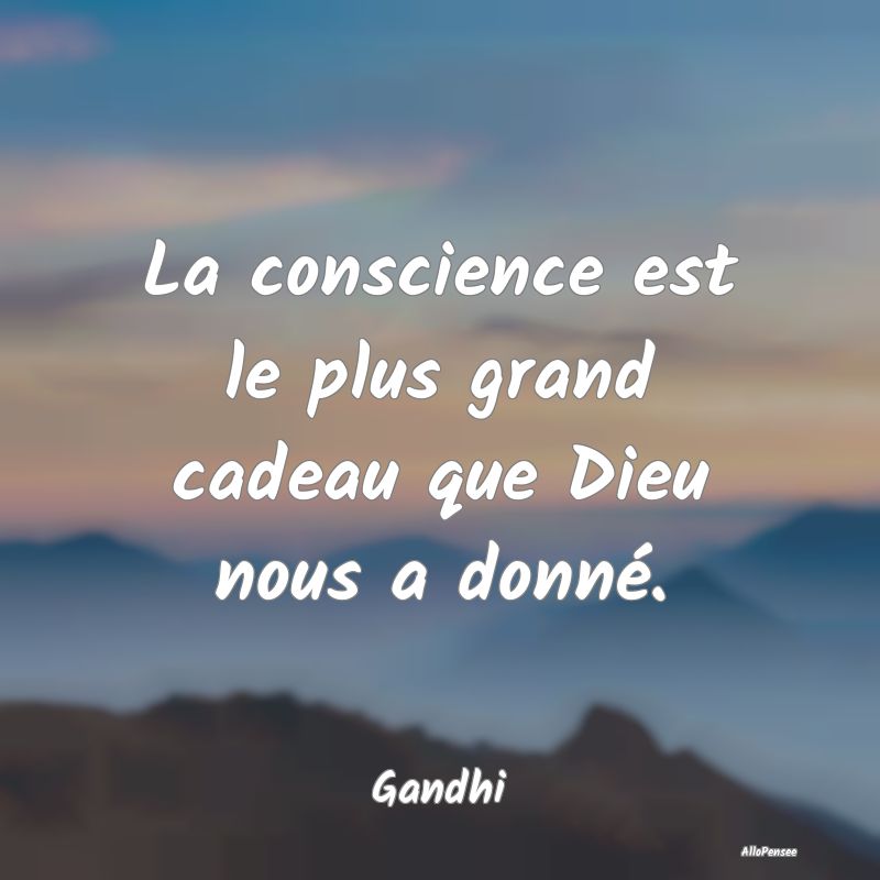 Citation Sur La Conscience Allopensee