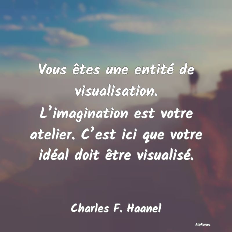 Vous êtes une entité de visualisation. L’imagi...