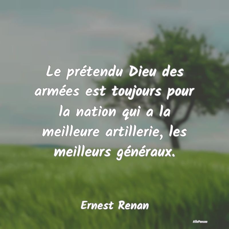 Le prétendu Dieu des armées est toujours pour la... Le prétendu Dieu des armées est toujours pour la...