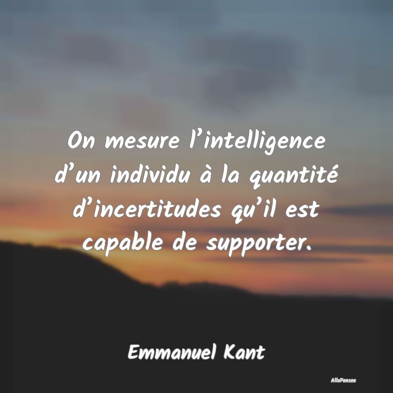 On mesure l’intelligence d’un individu à la q...
