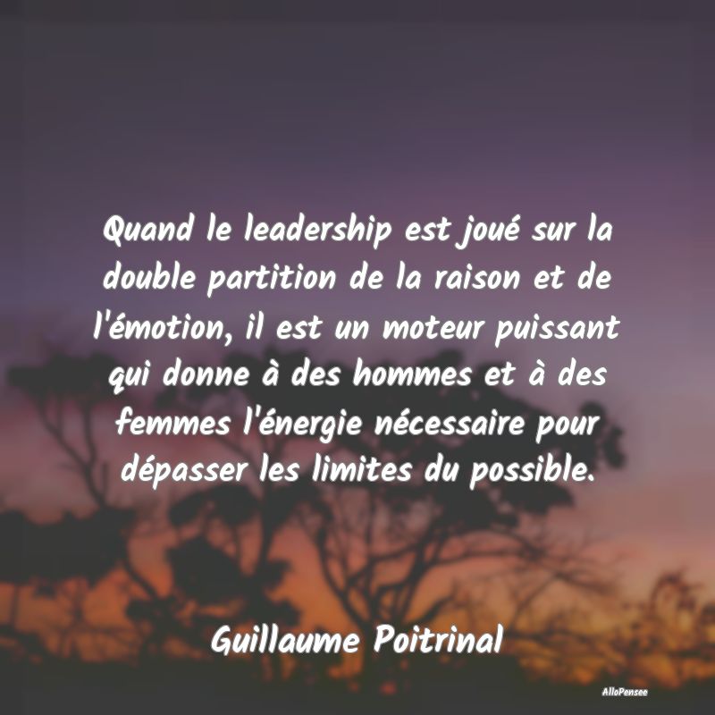 Quand le leadership est joué sur la double partit...