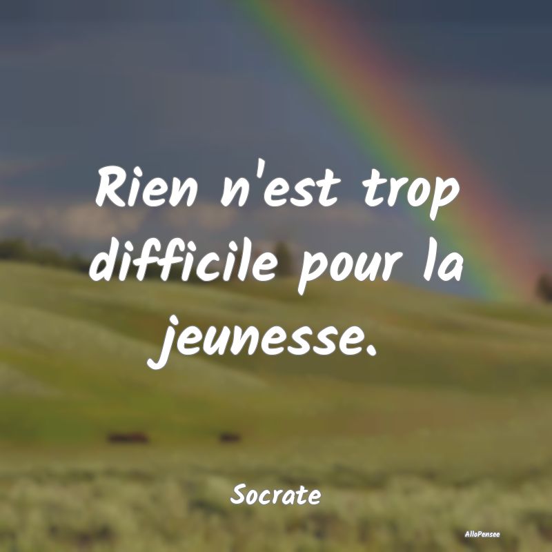 Citation Sur La Jeunesse Allopensee