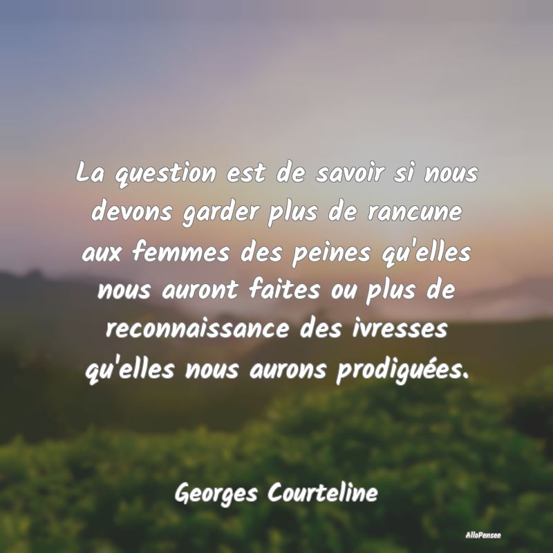 La question est de savoir si nous devons garder pl...