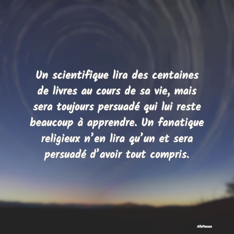 Un scientifique lira des centaines de livres au co...