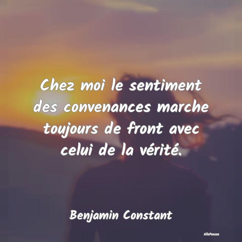 Chez moi le sentiment des convenances marche toujo... Chez moi le sentiment des convenances marche toujo...